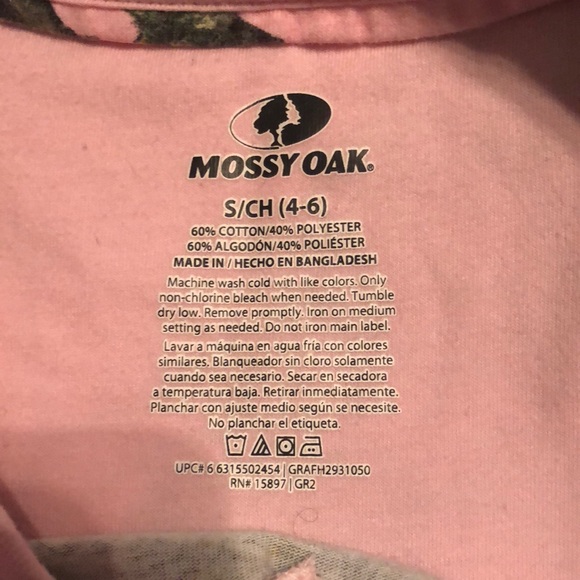 Mossy oak long sleeve - Picture 3 of 3